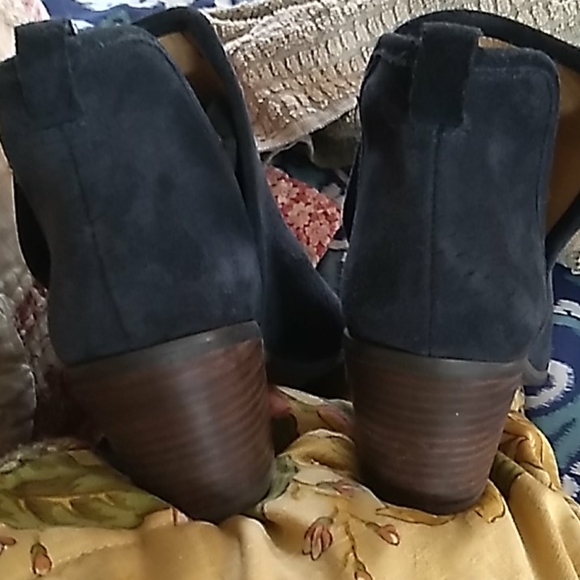 COPY - Lucky Brand Suede Perforated Booties - Picture 5 of 8